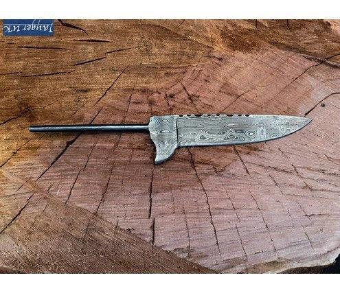 Bavarian Integral Damascus Blade Blank – One-Piece Hand-Forged - Jayger