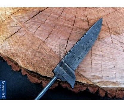 Bavarian Integral Damascus Blade Blank – One-Piece Hand-Forged - Jayger