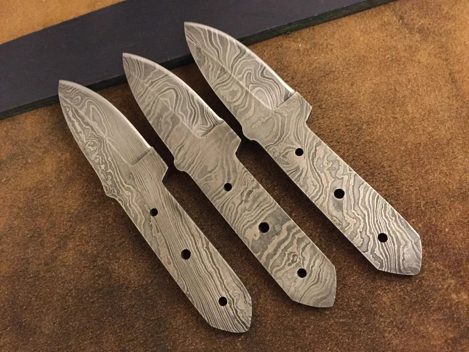 Hand Forged Damascus Boot Knife Blank Blade – B14 - Jayger