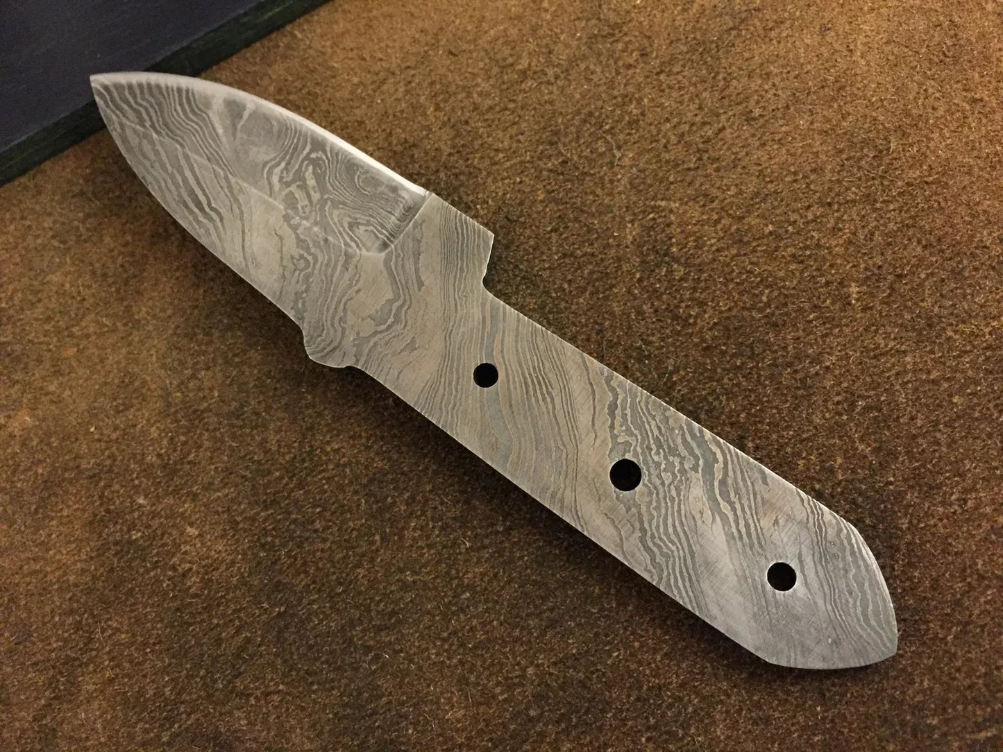 Hand Forged Damascus Boot Knife Blank Blade – B14 - Jayger