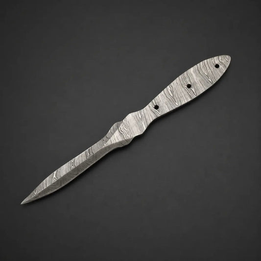 Handmade Damascus Steel  Knife Blank Blade – B18