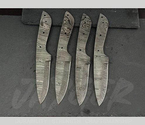 Hand Forged Damascus Steel Skinner Knife Blanks – B239 - Jayger