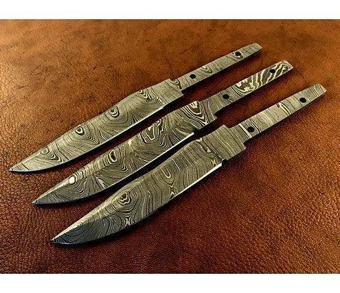 Damascus Steel Hunting Knife Blank – B26 - Jayger