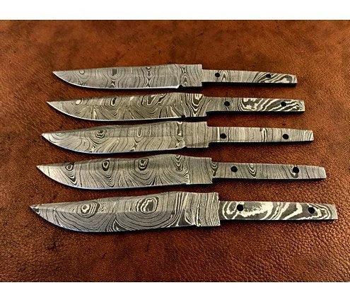 Damascus Steel Hunting Knife Blank – B26 - Jayger