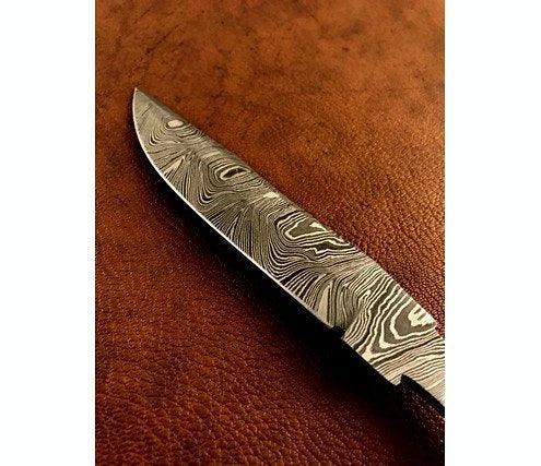 Damascus Steel Hunting Knife Blank – B26 - Jayger