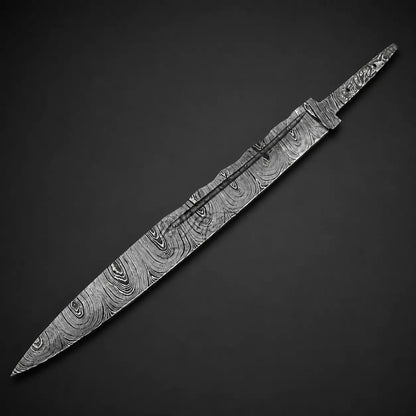 Handmade Scottish Dirk Blank Blade Damascus Steel – b275