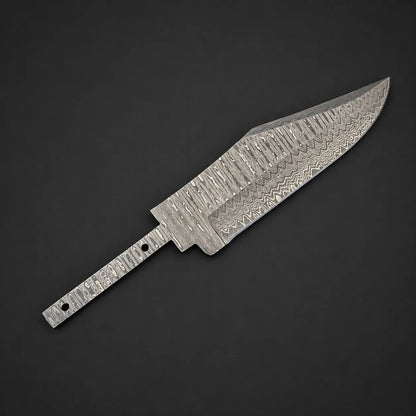 Handmade Damascus Steel Hidden Tang Blank Blade
