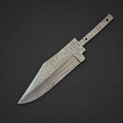Handmade Damascus Steel Hidden Tang Blank Blade