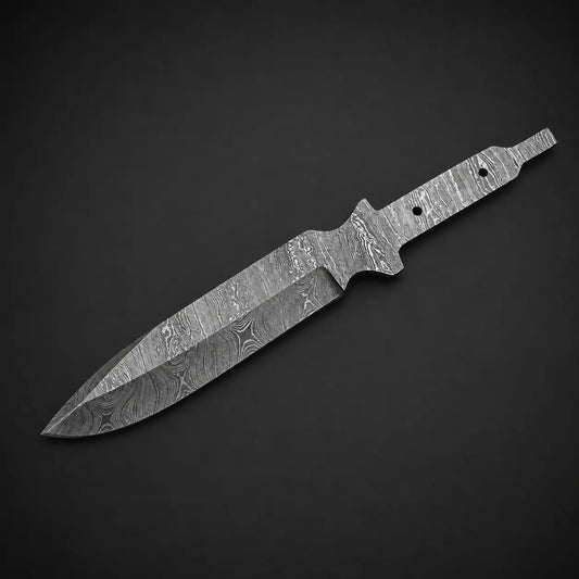 Hand Forged Damascus Steel Hunting Knife Blank – B4
