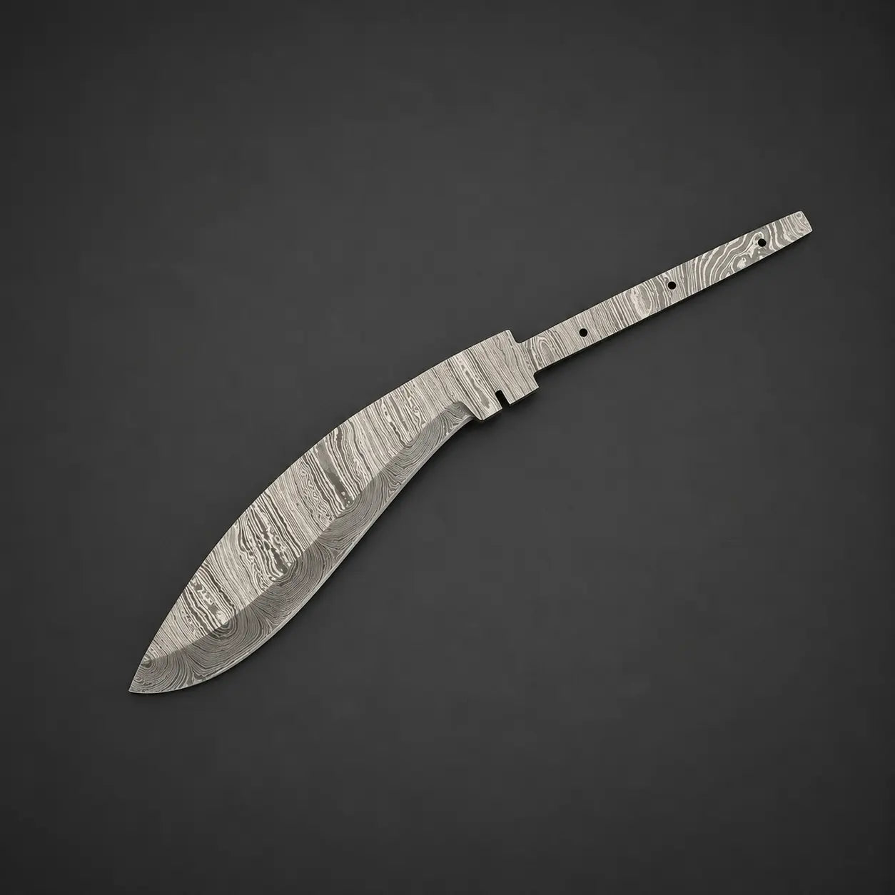 Handmade Damascus Steel Kukri Knife Blank Blade