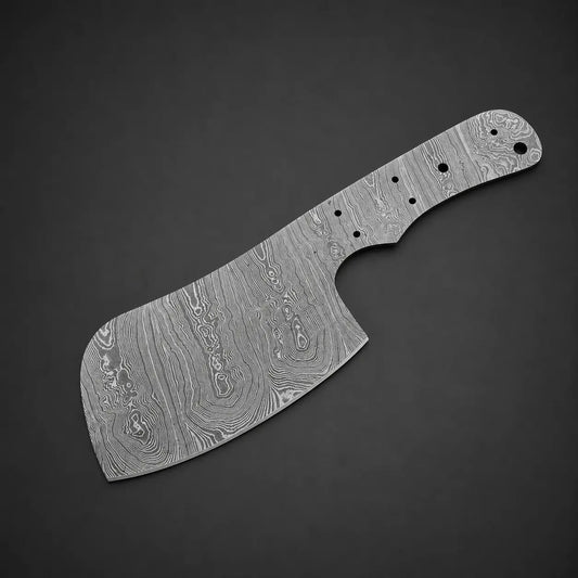 Hand Forged Meat Cleaver Knife | Bushcraft Blank Blade – HB15