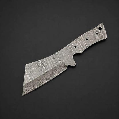 Damascus Steel Bushcraft Knife Blank Blade – HB16