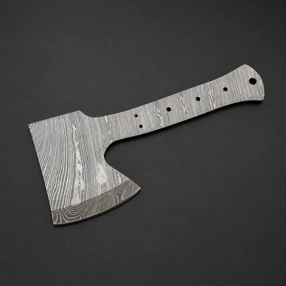 Handmade Damascus Steel Cleaver | Hatchet Blank Blade – HB6