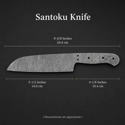 Handmade Kitchen Santoku Knife Blank – K13