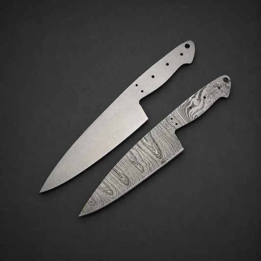 Handmade Kitchen Chef Knife Blank Blade – K1
