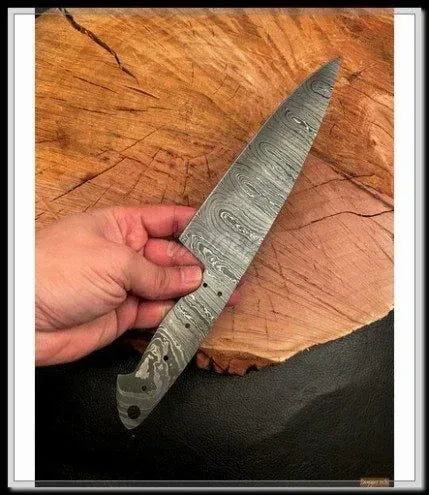 Handmade Kitchen Chef Knife Blank Blade – K1 - Jayger