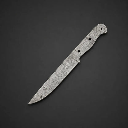 Handmade Damascus Kitchen Steak Knife Blank – K10