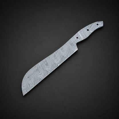 Handmade Damascus Steel Kitchen Santoku Knife Blank – K12