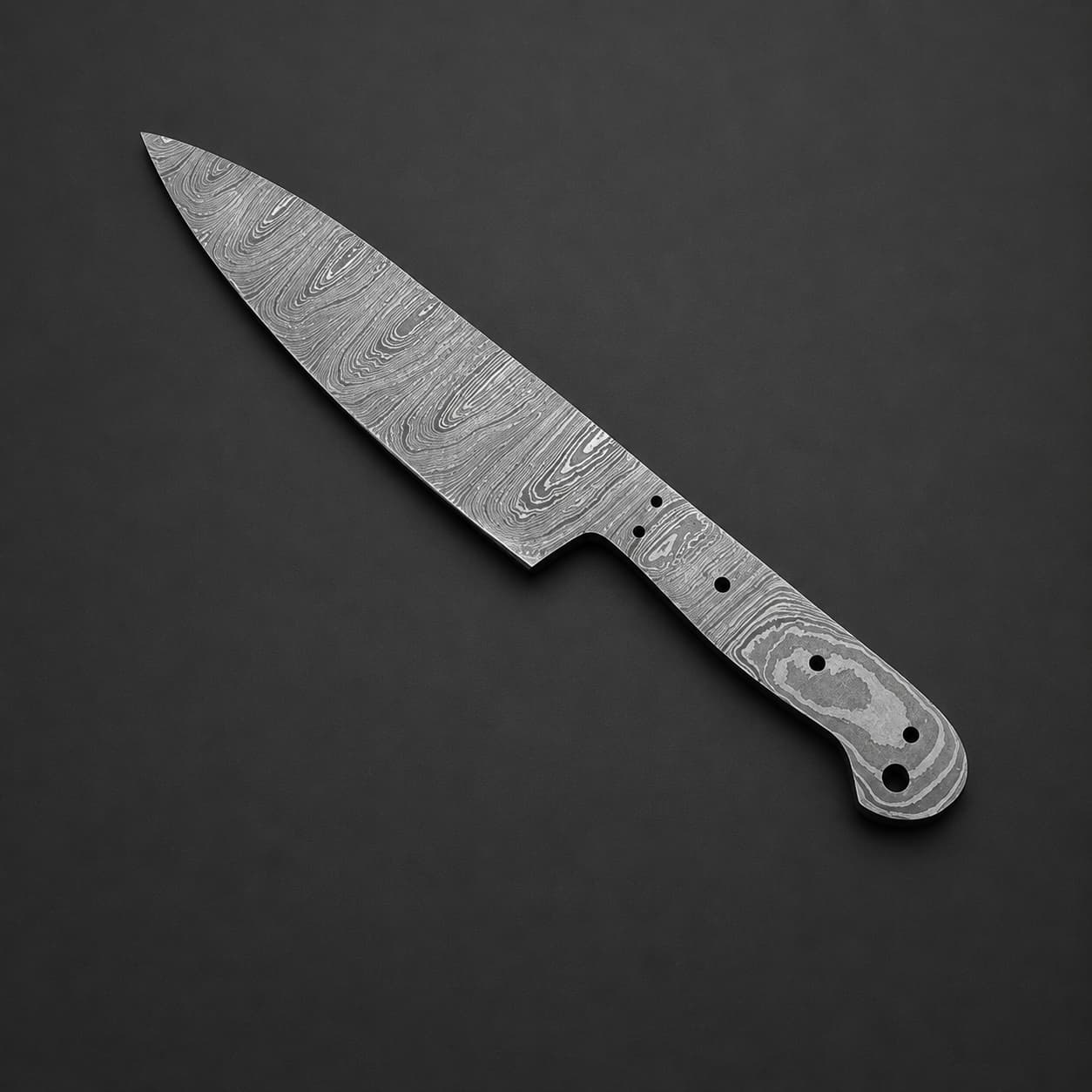 Damascus Steel Chef Knife Blank Blade – K15