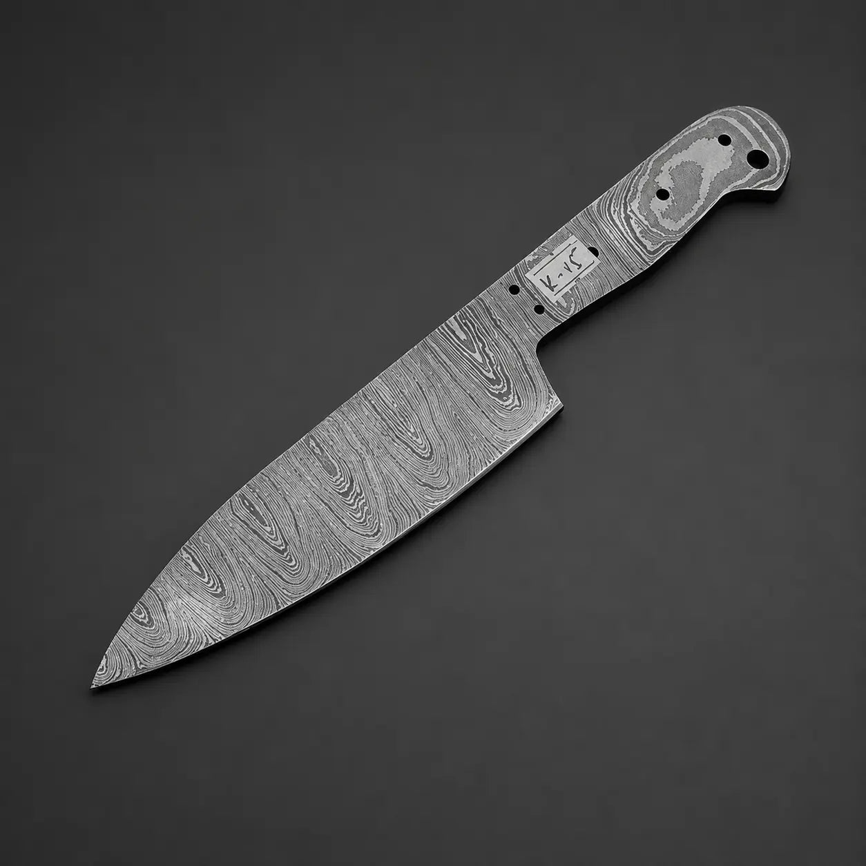 Damascus Steel Chef Knife Blank Blade – K15