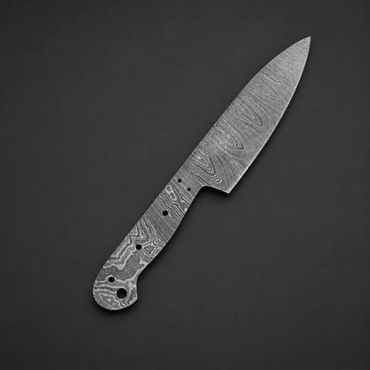 Damascus Steel Chef Knife Blank Blade – K15