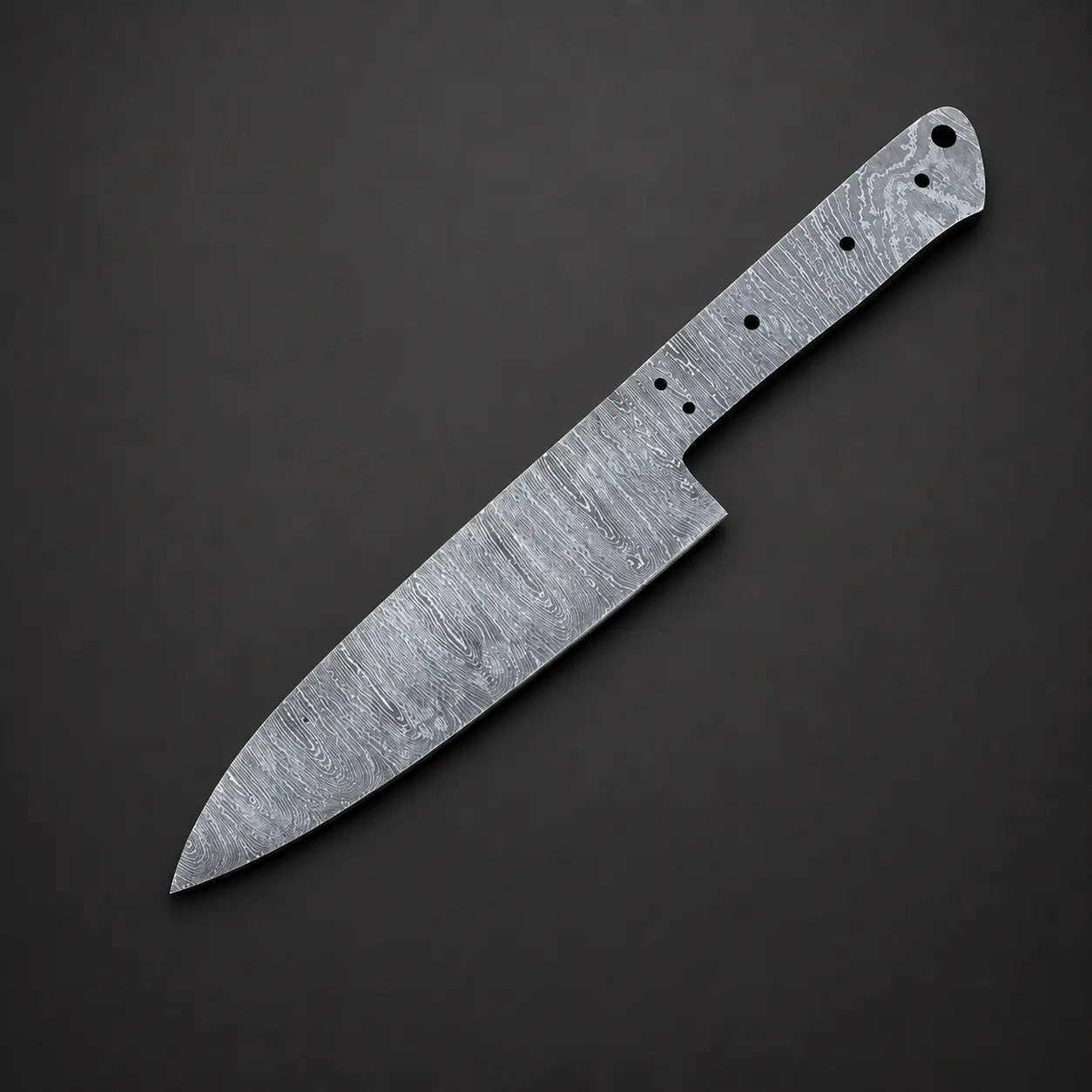 Hand Forged Damascus Steel Chef Knife Blank – K17