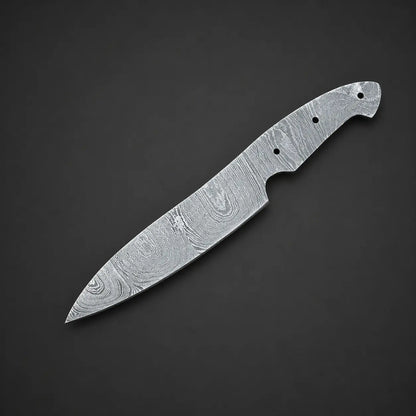 Damascus Steel Vegetable Cutting Knife Blank – K19