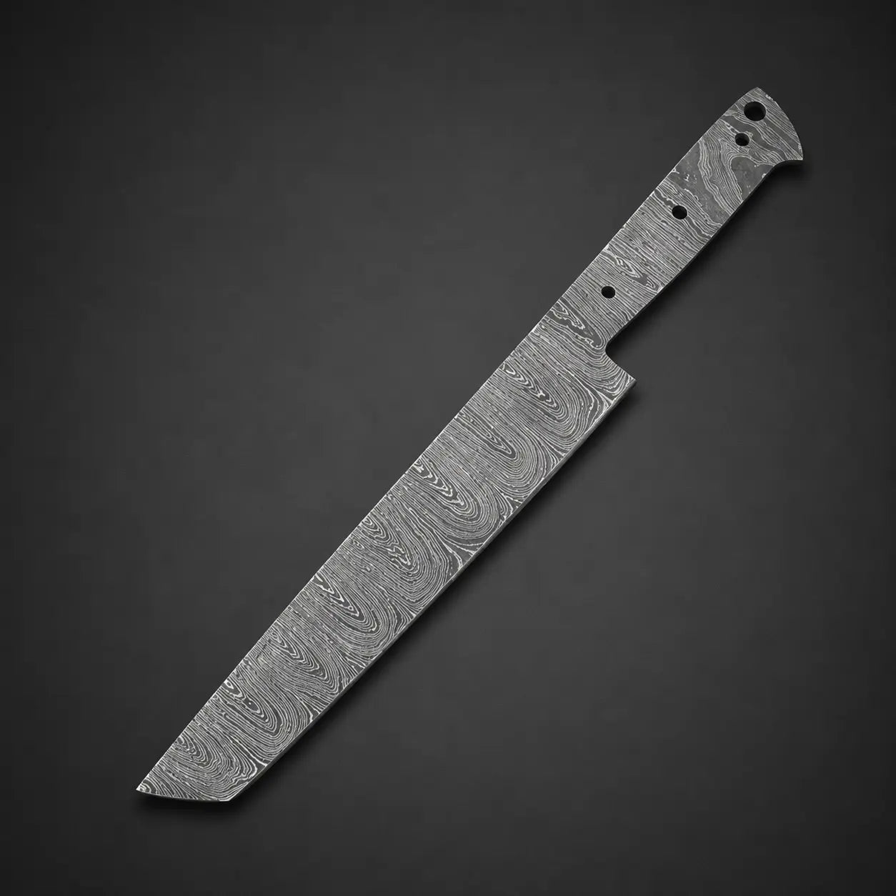 Damascus Steel Bread Knife Blank Blade – K21