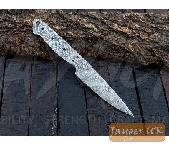 Handmade Damascus Kitchen Paring Knife Blank – K3 - Jayger
