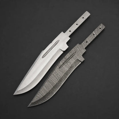 Handmade Bowie Knife Blank Blade – SD7