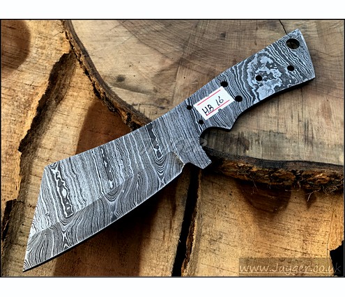 Damascus Steel Bushcraft Knife Blank Blade - Blades & Blanks